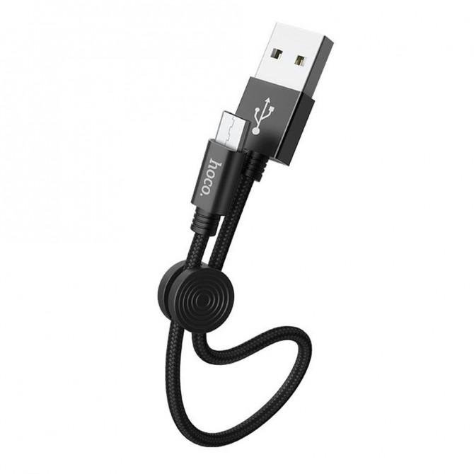 Кабель Hoco X35 Premium Charging MicroUSB Black 0.25m-2