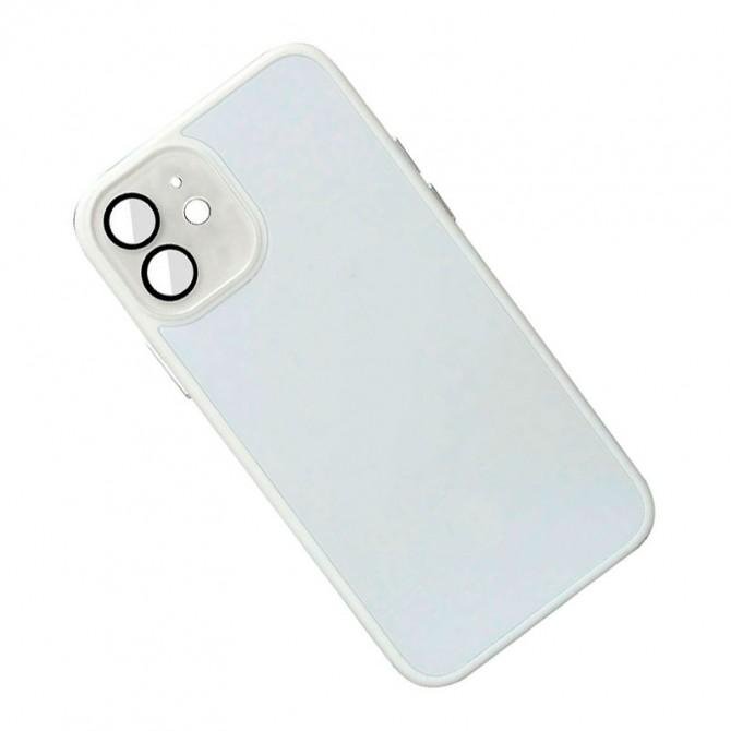 Чохол TPU+Glass Sapphire Midnight для Apple iPhone 12 (6.1") Білий-1