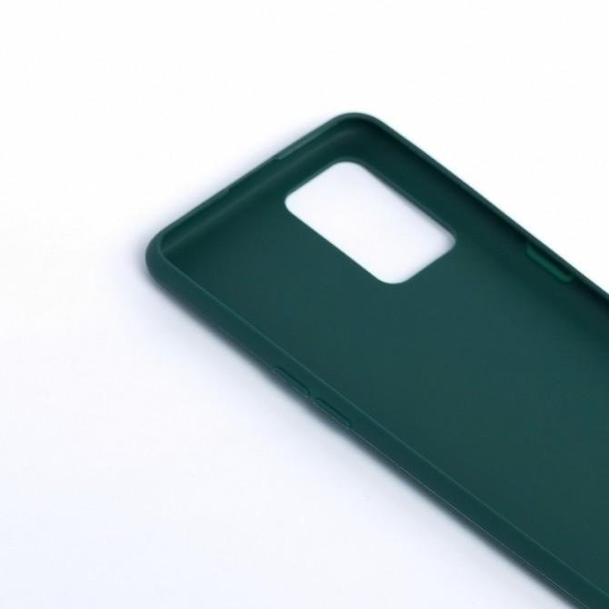 Силиконовый чехол Candy для Oppo A74 Темно Зеленый-2