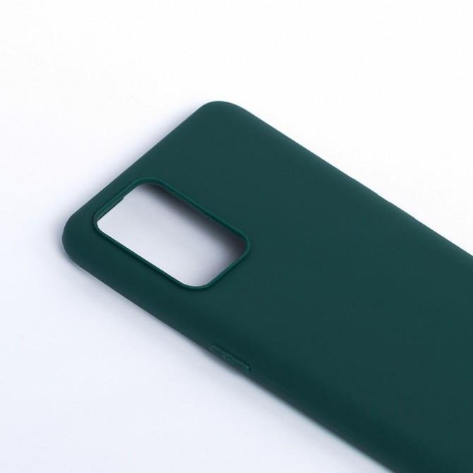 Силиконовый чехол Candy для Oppo A74 Темно Зеленый-3