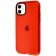 Чохол силіконовий Clear Neon для Apple iPhone 11 Червоний