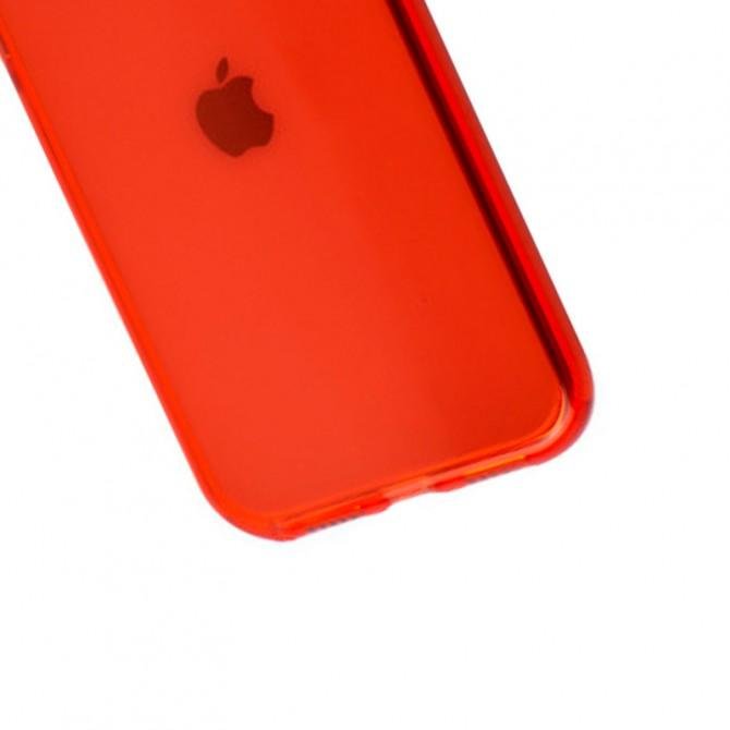 Чохол силіконовий Clear Neon для Apple iPhone 11 Червоний-2
