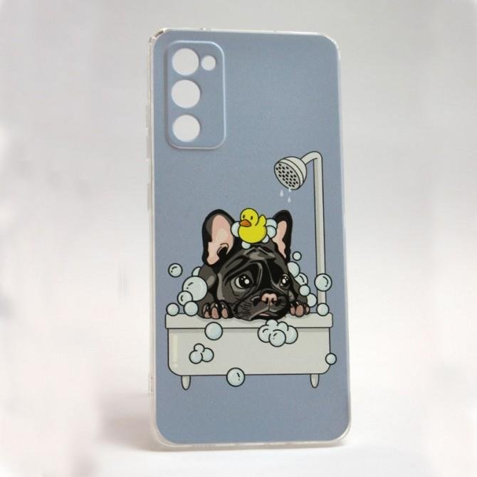 Чехол it`s Print series для Samsung G780 Galaxy S20FE (Durable TPU) Puppy in a Bath