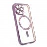 Силіконовий чохол SHINING with MagSafe для iPhone 11 Лавандовий