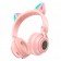 Навушники Borofone BO18 Pink (cat ear)