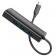 USB Хаб Hoco HB42 Easy 4in1 Gigabit Ethernet Adapter (Type-C to USB 3.0*3+RJ45) Black