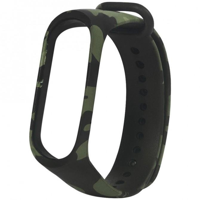 Ремінець для Xiaomi Mi Band 5/6 (Silicon) Хаки Зелений