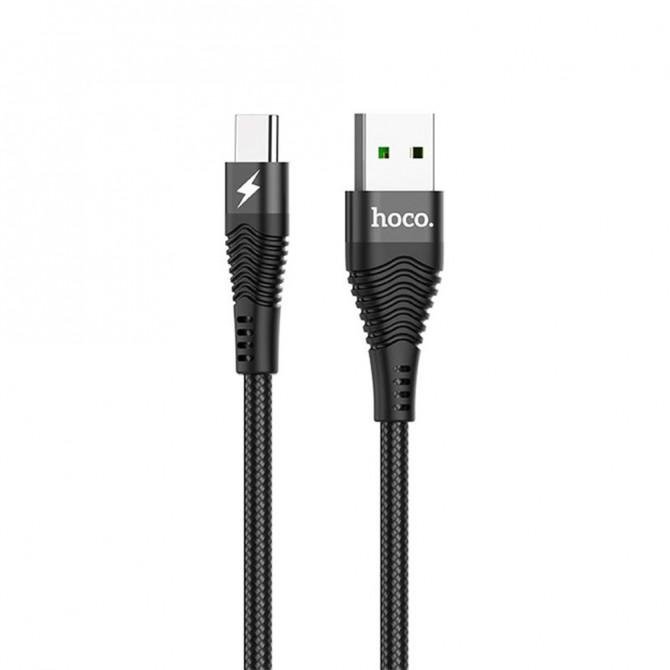 Кабель Hoco U53 5A Flash Type-C Чёрный 1.2m