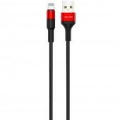 Кабель Usams U5 US-SJ224 Braided cable Lightning 1.2m Червоний