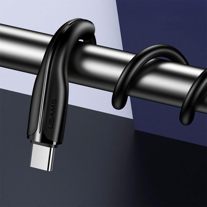 Кабель Usams U38 US-SJ376 Fast Charging Type-C 1m Чёрный-2