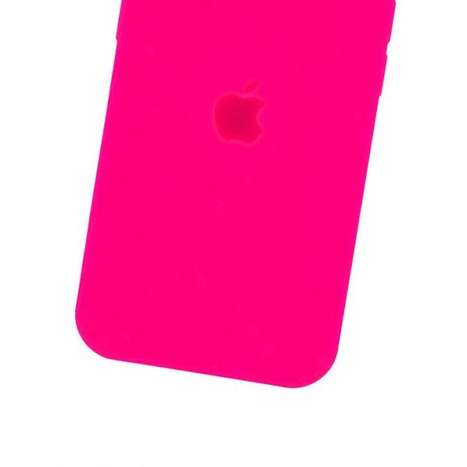 Оригинальный силиконовый чехол для iPhone 11 Ярко Розовый FULL (with camera protection)-3