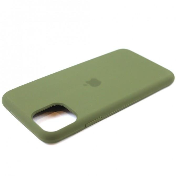 Чехол силиконовый для iPhone 11 Pro Max Болотный FULL-4