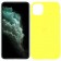 Чохол силіконовий для iPhone 11 Свiтло Жовтий FULL