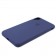 Чохол силіконовий для iPhone Xs Max Темно синій FULL