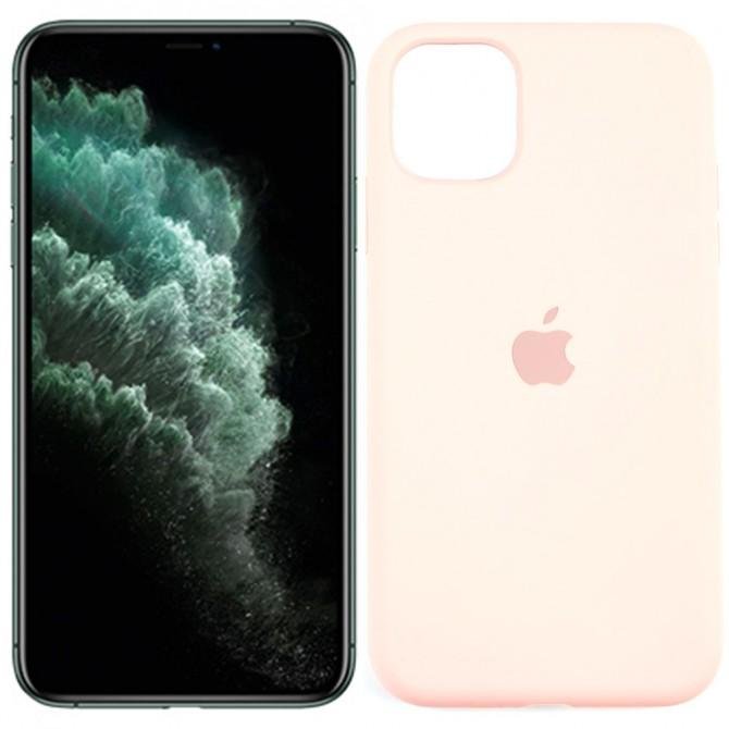 Чохол силіконовий для iPhone 11 Свiтло Рожевий FULL