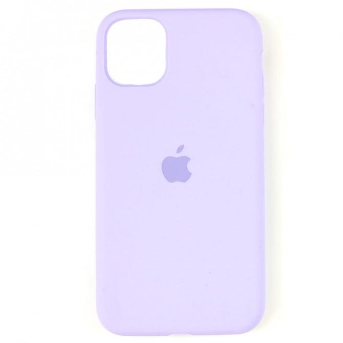 Чохол силіконовий для iPhone 11 Свiтло Фiолетовий FULL-1