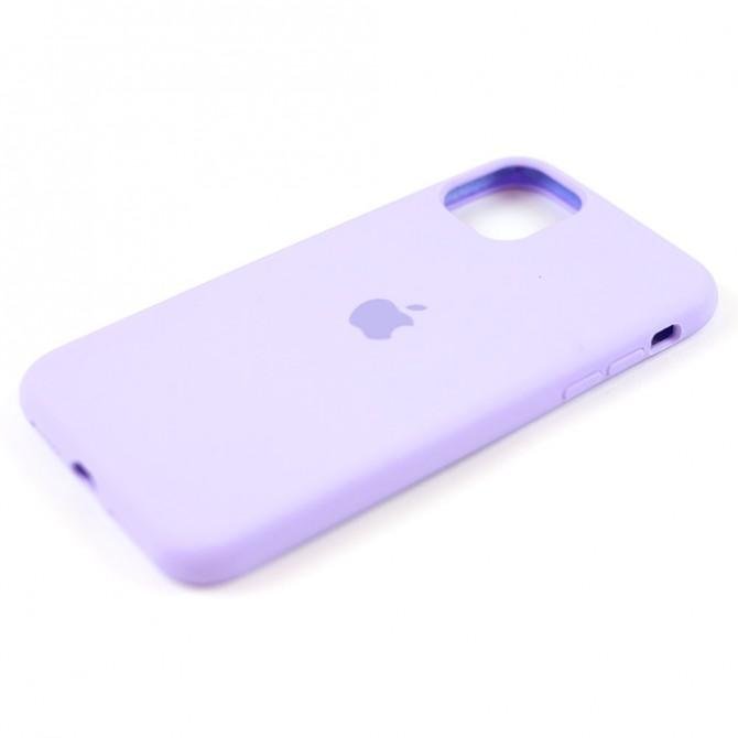 Чохол силіконовий для iPhone 11 Свiтло Фiолетовий FULL-3