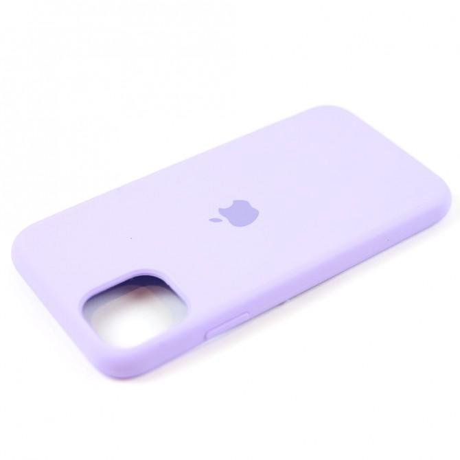 Чохол силіконовий для iPhone 11 Свiтло Фiолетовий FULL-4