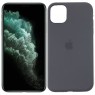 Чехол силиконовый для iPhone 11 Тёмно Серый FULL
