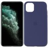 Чехол силиконовый для iPhone 11 Темно Синий FULL