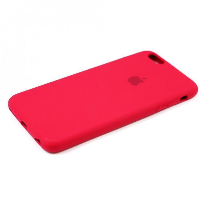 Чохол силіконовий для iPhone 6/6s Plus Темно Вишневий FULL-1