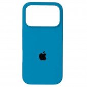 Сликоновый чехол для iPhone 17 Pro Cornflower FULL Сликоновый чехол для iPhone 17 Pro Cornflower FULL