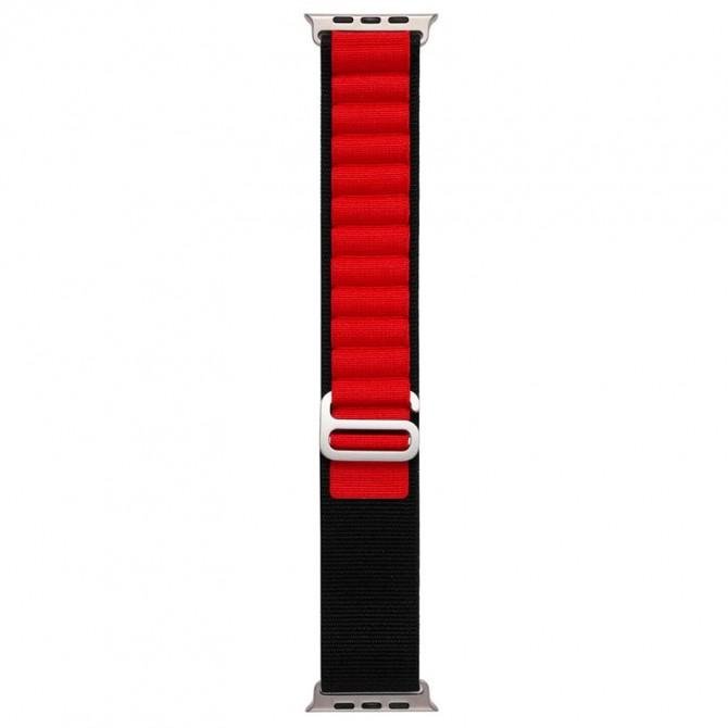 Ремешок универсальный 22mm ALPINE Loop Black/Red