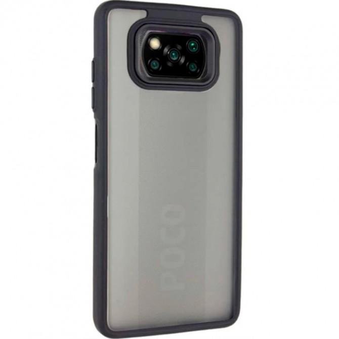 Чехол TPU+PC Lyon Frosted series Xiaomi Poco X3 NFC/ Poco X3 Pro 10C Black