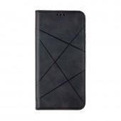 Чехол-книжка Lines Leather for Xiaomi Redmi 10C Black