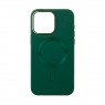 Шкіряний чохол Bonbon Leather Metal Style with MagSafe для Apple iPhone 15 Pro (6.1