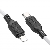 Кабель Hoco X90 Cool White 1m Type-C to Lightning