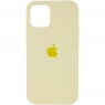 Оригинальный силиконовый чехол для iPhone 14 Pro Max Mellow Yellow FULL