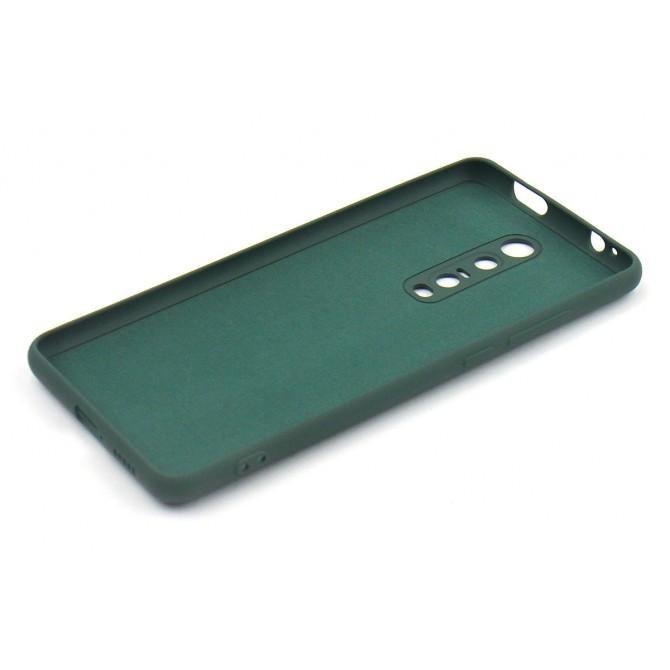 Чехол Soft Case Xiaomi Redmi 9T Темно Зеленый FULL-1