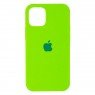 Силіконовий чохол для iPhone 12 /12 Pro Неоново Зелений FULL