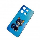 Силиконовая накладка OPrint black для Xiaomi Redmi Note 13 4G Cat 2 Силиконовая накладка OPrint black для Xiaomi Redmi Note 13 4G Cat 2