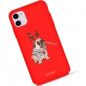 Чехол Pump Tender Touch Case for iPhone 12/12 Pro Christmas Dog Чехол Pump Tender Touch Case for iPhone 12/12 Pro Christmas Dog
