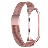 Ремешок для Xiaomi Band 3/4 milanese design pink Ремешок для Xiaomi Band 3/4 milanese design pink