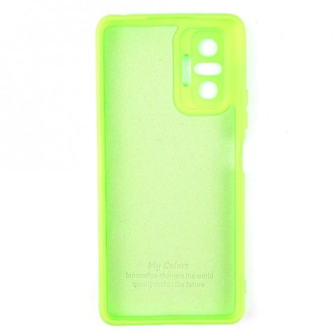 Чохол Soft Case для Xiaomi Redmi Note 10 Pro Салатовий FULL-2