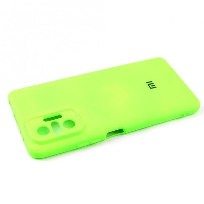 Чохол Soft Case для Xiaomi Redmi Note 10 Pro Салатовий FULL-3