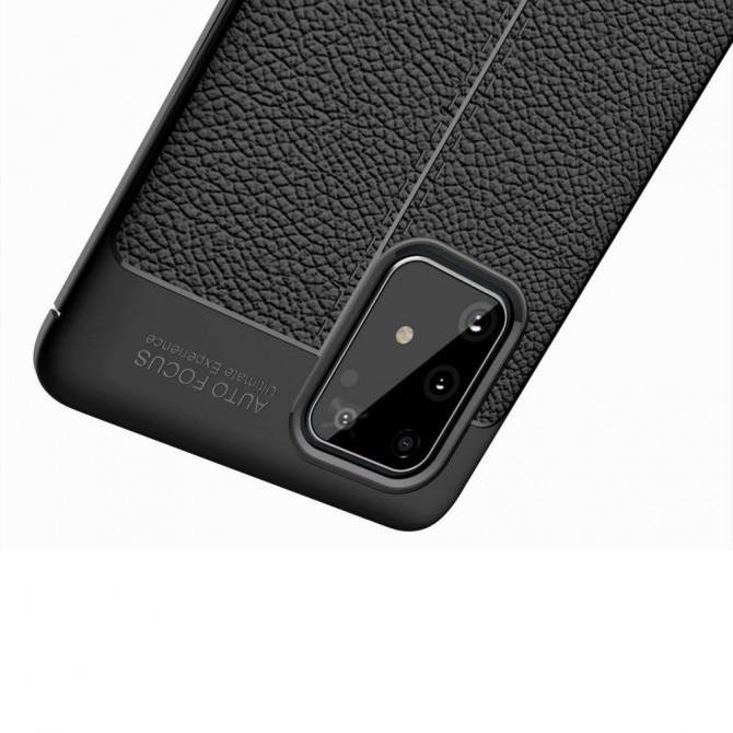 Силикон Auto Focus кожа для Samsung G970 Galaxy S10e Чёрный-4
