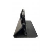 Чохол-книжка Lines Leather for Xiaomi Redmi 12 Black Чохол-книжка Lines Leather for Xiaomi Redmi 12 Black