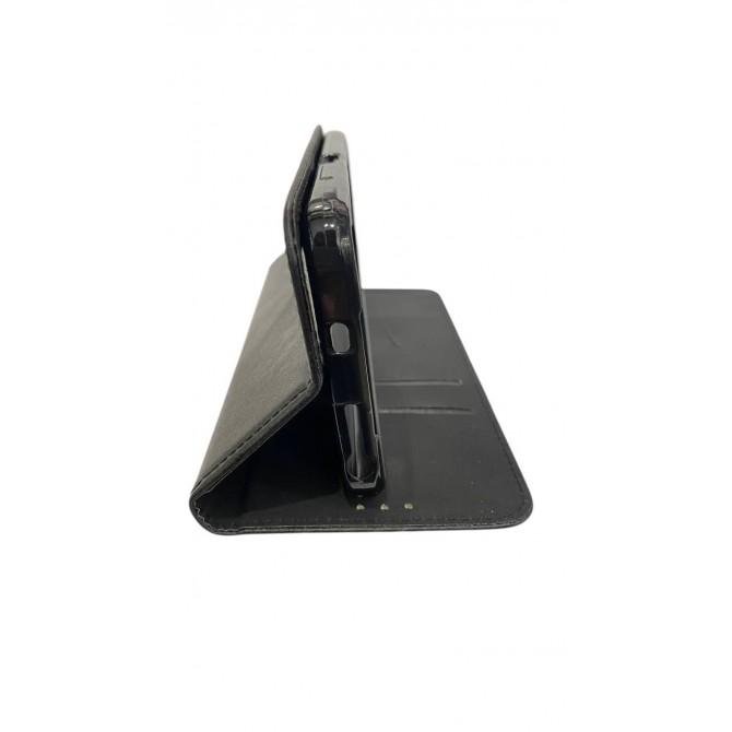 Чохол-книжка Lines Leather for Xiaomi Redmi 12 Black-3