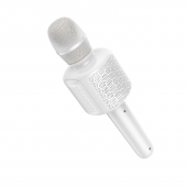 Караоке мікрофон-колонка Hoco L24 Shine White
