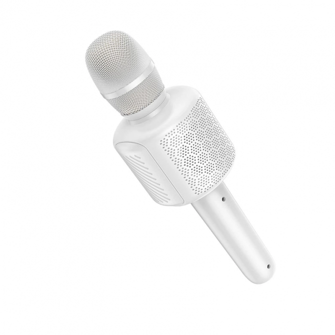 Караоке мікрофон-колонка Hoco L24 Shine White-2