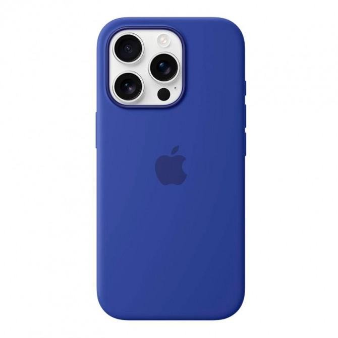 Силиконовый чехол для iPhone 16 Pro Marine Blue FULL