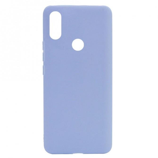 Силиконовый чехол Candy для Xiaomi Redmi Note 7 Сиреневый-1