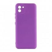 Чехол Original Soft Case Samsung A035 Galaxy A03 Фиолетовый FULL