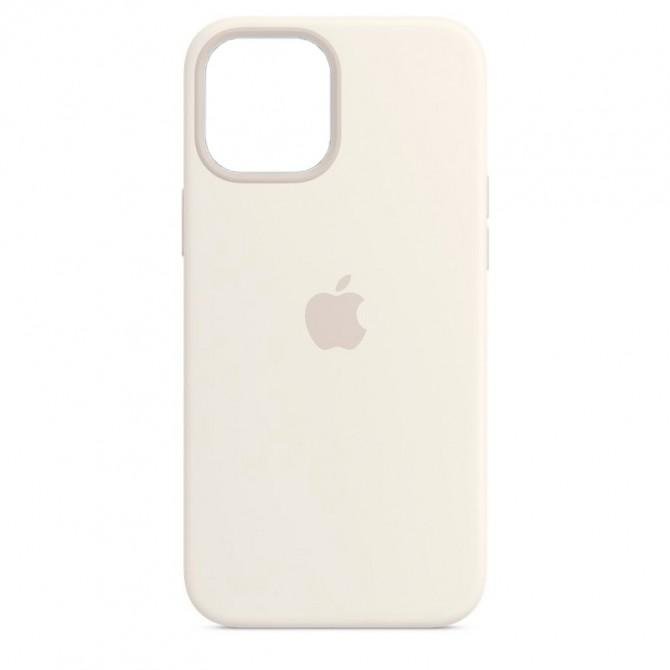 Оригинальный силиконовый чехол для iPhone 13 Молочный FULL