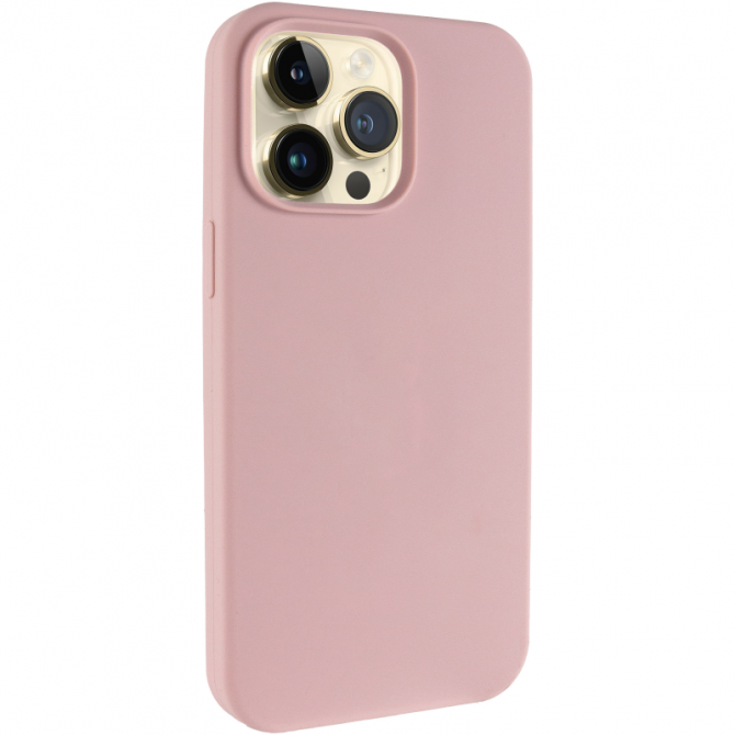 Силіконовий чохол для iPhone 13 Pro Бежевий FULL (NO LOGO)-1