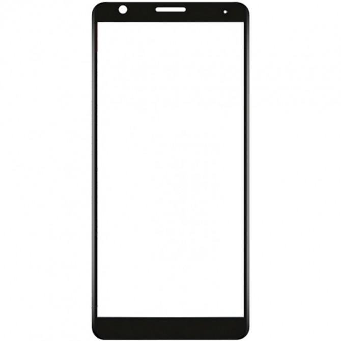 Защитное стекло для ZTE Blade A31 Full Glue (0.25 мм, 2.5D, черное) ЛЮКС